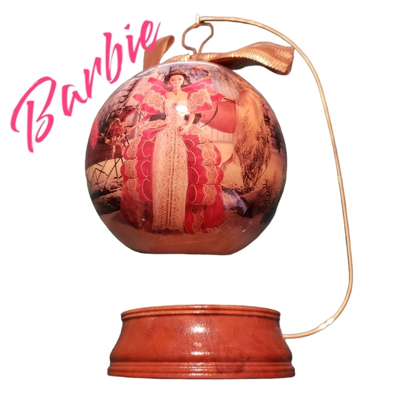 Vintage  1997 Holiday Barbie Ornament Decoupage - Picture 3 of 12